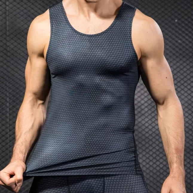 Best Mens Tanktop-Breathable Knitted Fabric Workout Tank Tops Plain Gym Wholesale
