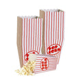 Custom Disposable Paper Cardboard Popcorn Boxes Cheap Packaging for Food-Use with Sushi Potato Chips Matt Lamination Embossing