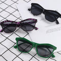 2022 Summer Fashion Trendy  Ins PC Unique Frame Sunglasses Solid Thick Narrow Frame for Women
