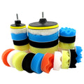 Wholesale 3inch 6inch 31pcs Hook and Loop Sponge Polishing Pads Foam Buffing Pads Kit for Car Polisher Detail Polishing