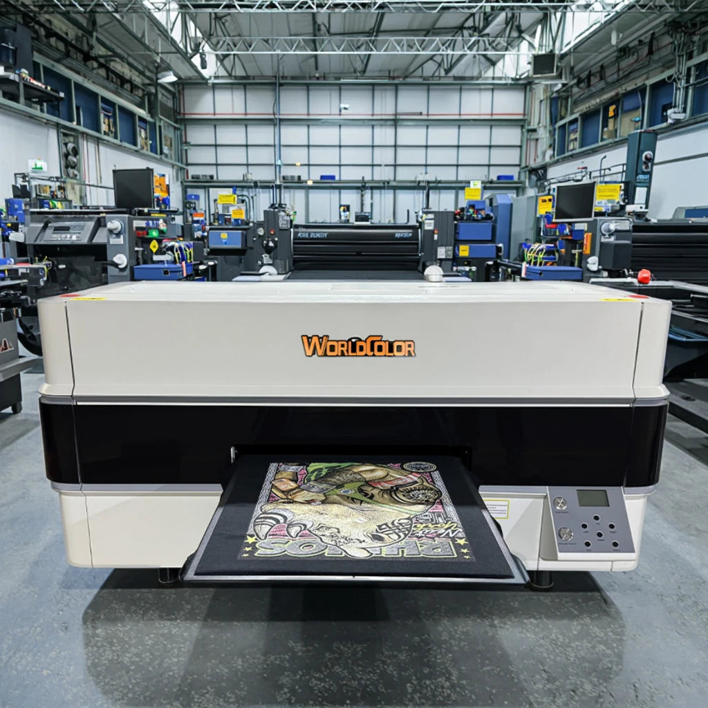WorldColor Single Station 2 Print Head DTG Textile Printer A3 Print Dimension New Cotton T-shirt DTG Machine Factory Supply