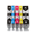 Ocbestjet with Dye Ink for Canon PGI-570 CLI 571 XL Compatible Ink Cartridge for Canon PIXMA MG5750 MG5751 MG5752 MG5753 Printer
