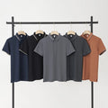 Factory Supply Custom Brand Solid Color Blank T Shirt for Men Polyester Shirt Quick Dry Plain Polo Shirt for Men