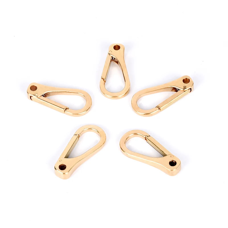 Brass Snap Hook Keychain Carabiner Accessories Spring Snap Hook