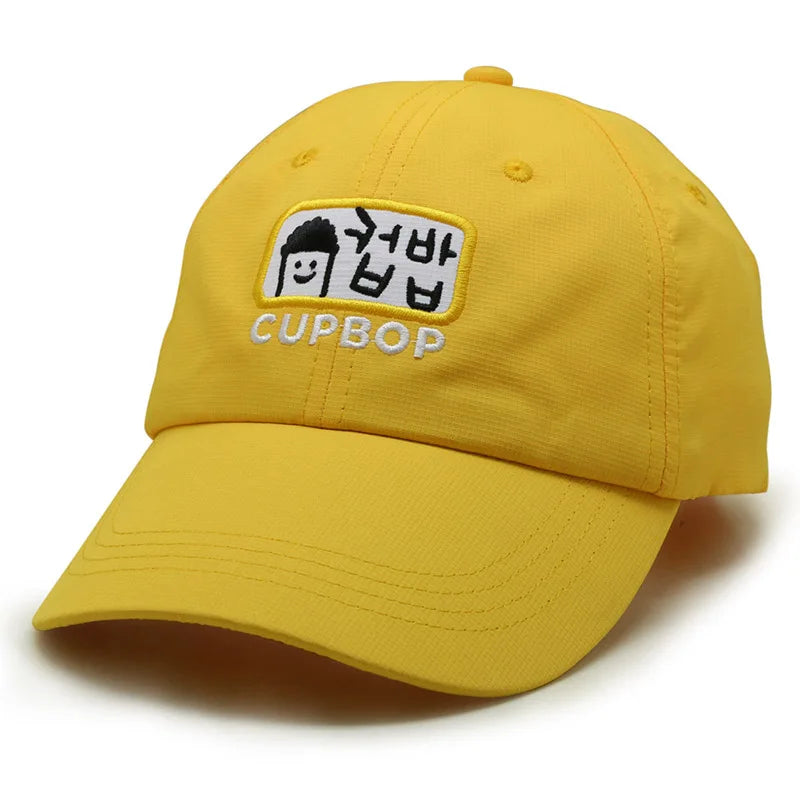High Quality Korea Cute Style Adjustable Magic Tape Custom Logo Embroidery Dad Hat Baseball Cap for Women