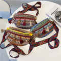 2024 New Japanese and Korean Tassel Woven Small Bag Simple and Versatile One-shoulder Messenger Bag Waist Bag