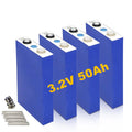 LFP 50Ah Prismatic Lithium Ion Battery Cells 3.2V 50Ah Iron Phosphate Deep Cycle for RV Boat Golf Cart Power Supply