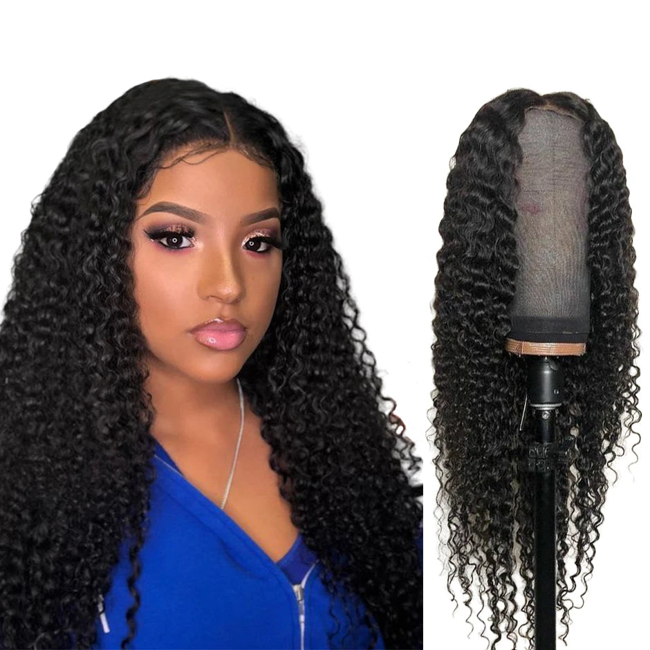 2025 Trending Style Mink Brazilian Cuticle Aligned Pre Plucked Deep Wave Lace Closure Wigs Human Hair With Baby Hair in Stock