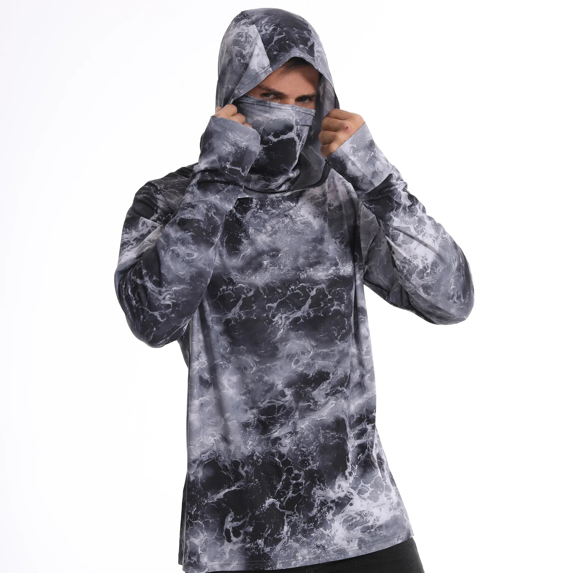 A512 Custom Quick-Drying Breathable Polyester Spandex Fishing Shirts UPF 50+ Sun Protection for Adults