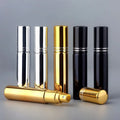 Wholesale Sample Perfume Tube 5ml 10ml Gold Silver Black Empty Glass Perfume Spray Bottle for Cosmetic Packaging
