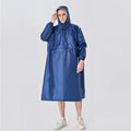 Wholesale Hot Selling Stylish Hooded Polyester Backpackable Rain Coat Poncho Waterproof