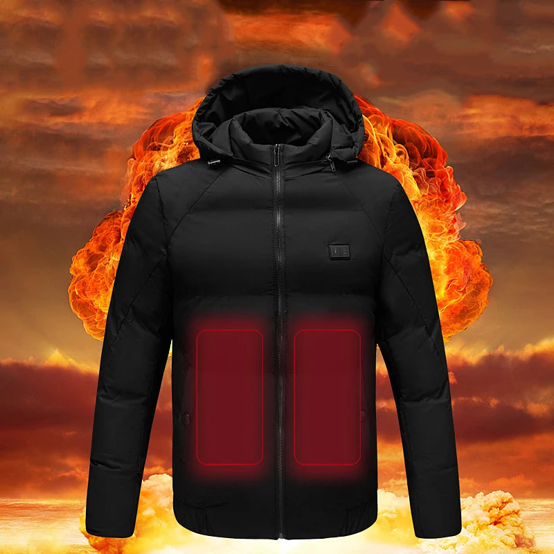 Hot Selling Hight Neck Heated Motorbike Jacket Riding Jacket for Winter