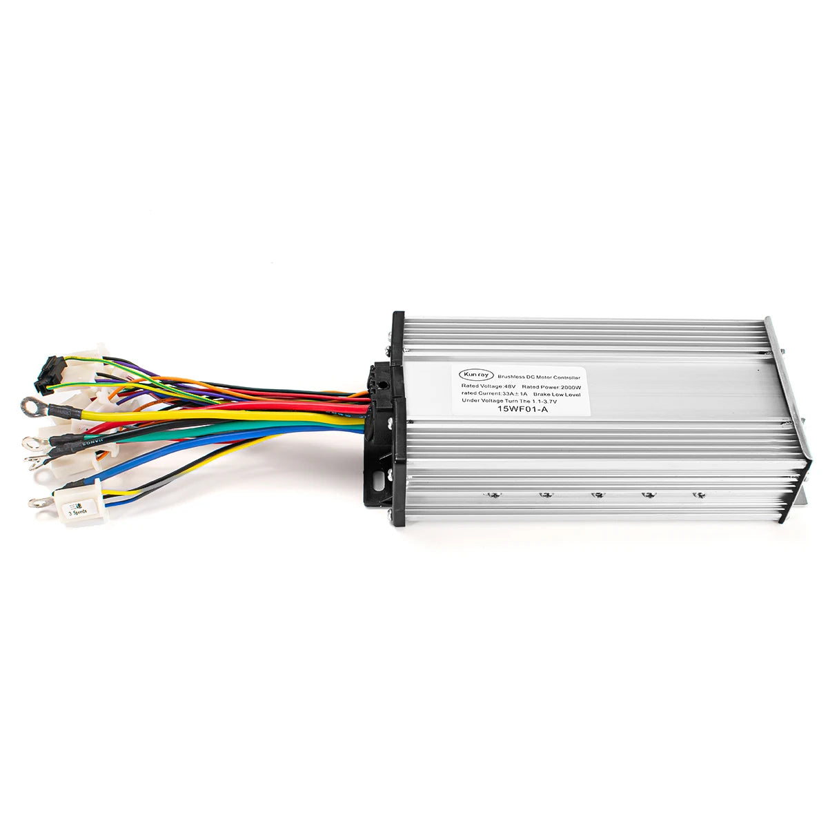 48V 2000W Electric Bicycle Brushless Speed Controller Aluminum Material for E-Bike & Scooter 15MOS