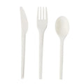 Compostable Cutlery Flatware Set Wholesale Eco Friendly Fork Spoon and Knives Napkin