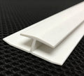White PVC Clip UPVC H Channel Profile Plastic Ceiling Cladding Panel H Section Joint Trim