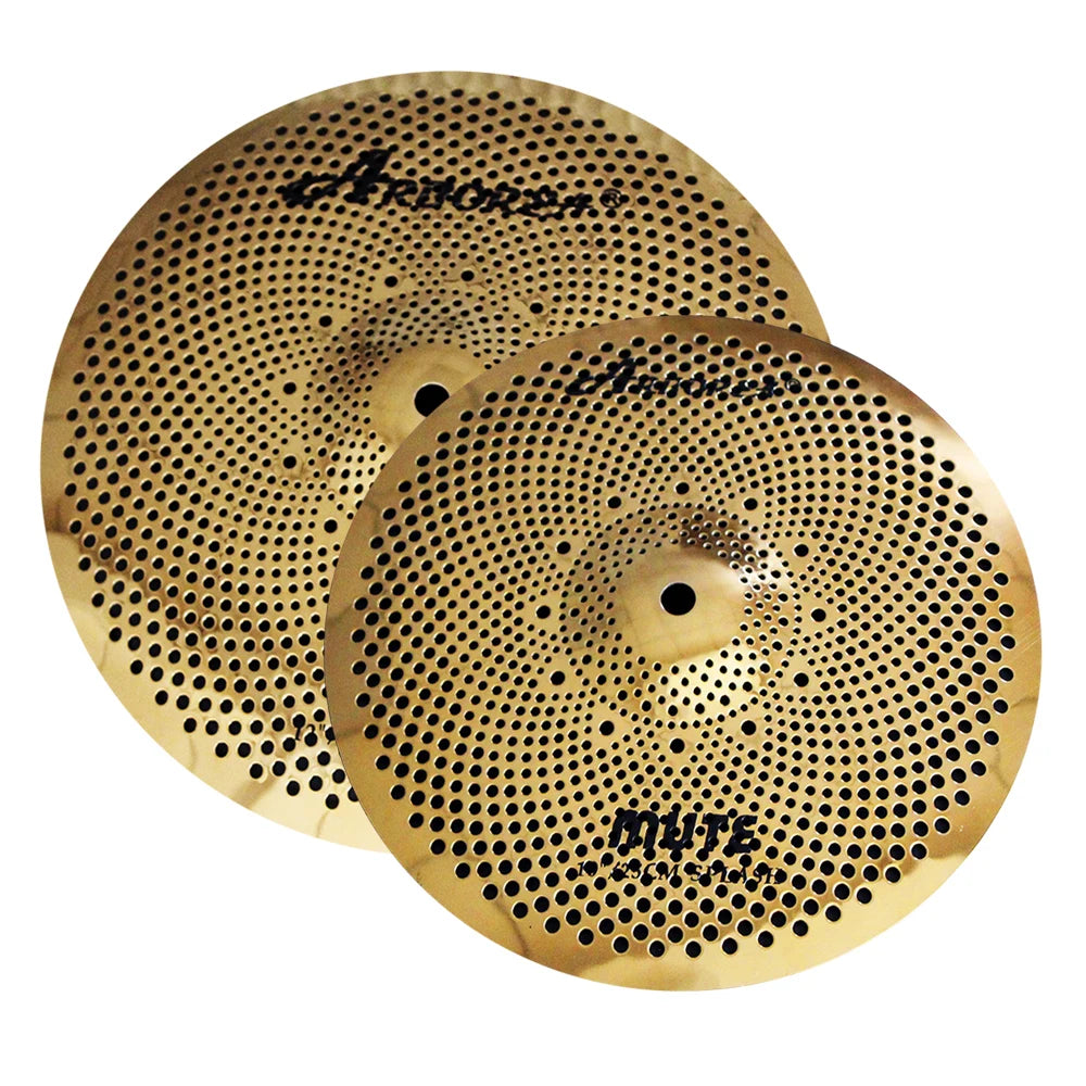 Arborea High Grade Golden Low Volume Cymbal 10"+12" Splash Cymbal