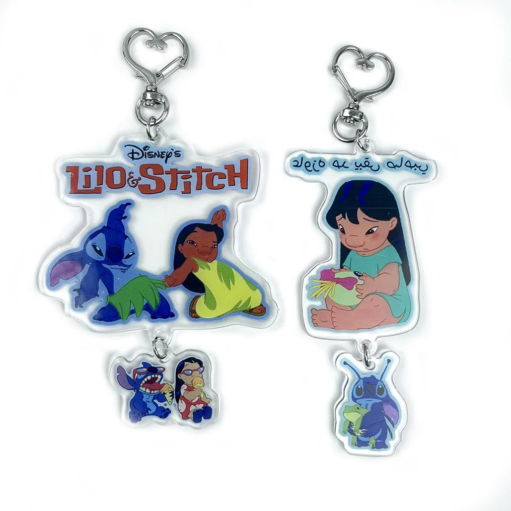 Custom Acrylic Keychain Double Sided Printing Your Design