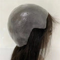 Wholesale Hand Tied All Injected Polyskin Hair Topper Silicone Thin Skin Base Hair System Wigs for Woman