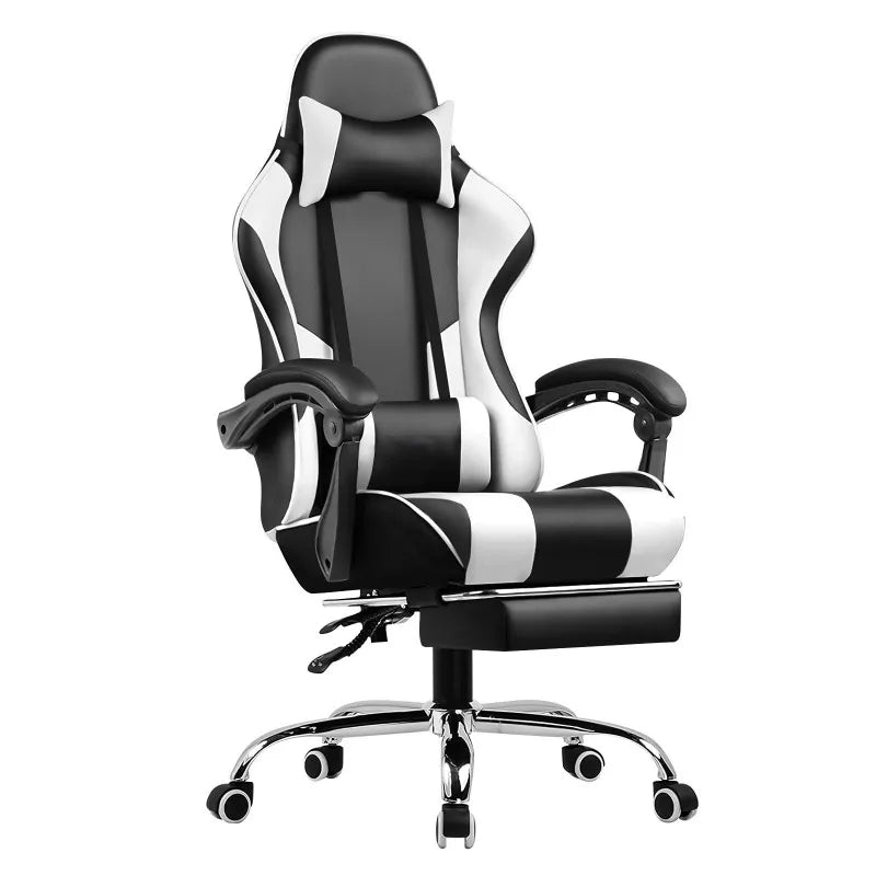 Office PU Leather Foldable Massage Modern Swivel Gaming Chair