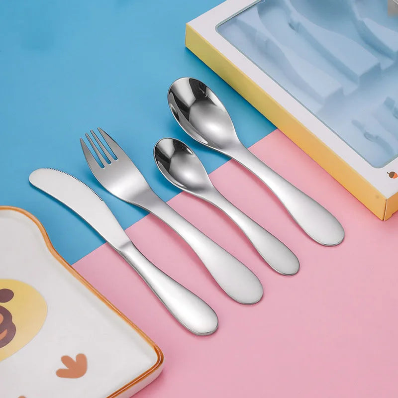 Hot Selling Products 2021 Children's Cutlery Set Kids Spoon for Kids Dropshipping