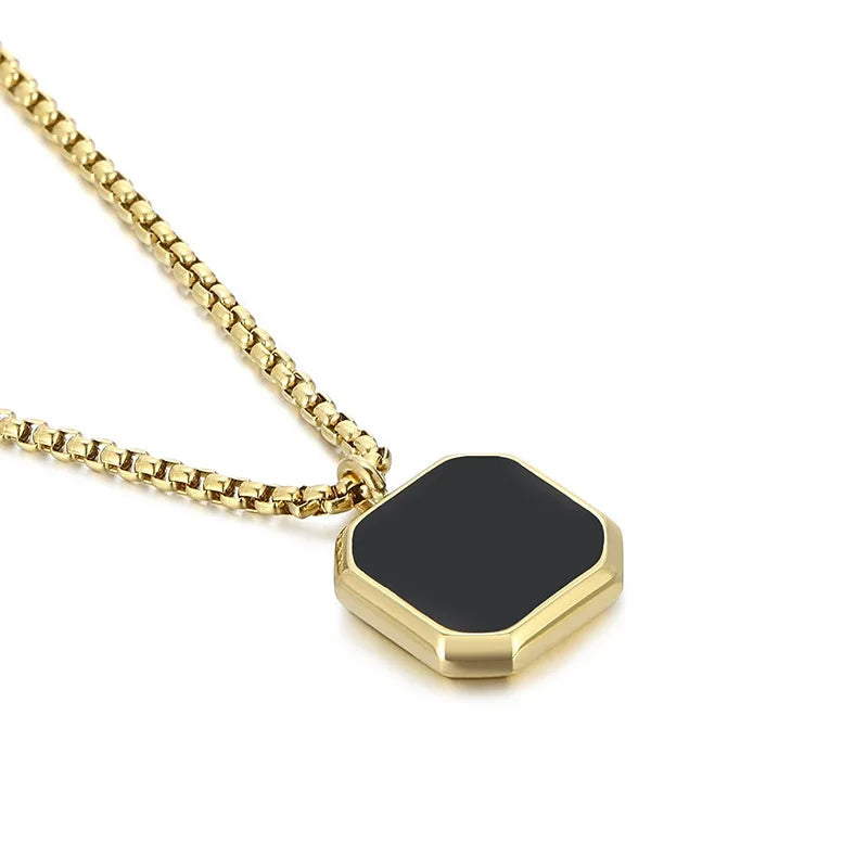 High Quality Gold Plated Stainless Steel Jewelry Chain Necklace Collares Para Hombre Necklace Pendant Necklace