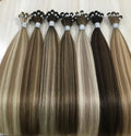 2026 Luxury Quality Invisible Popular Balayage Color Handtied Genius Double Drawn Hair Weft Extensions