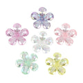 AB Color Petal Flower 22mm Acrylic DIY Hairpin Hair Accessories Crystal Petal Wholesale