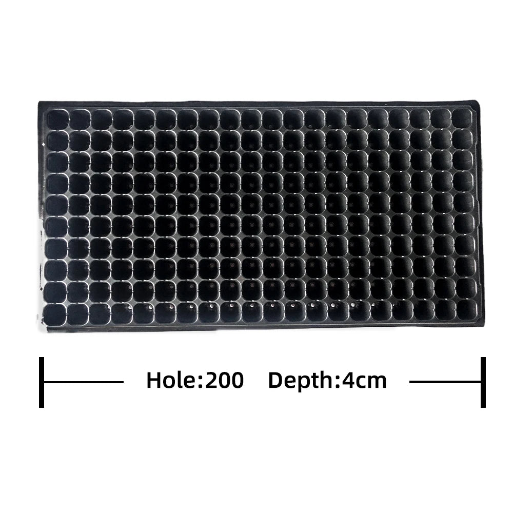NEW ORIGINAL 200 Holes Depth 4CM square Nursery Pots for Seed Management