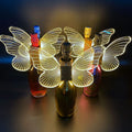 Champagne Bottle Alloy Topper Flashing Light Stick Butterfly Wings Sparkler LED Strobe Baton Wand for Bar Night Club VIP Service