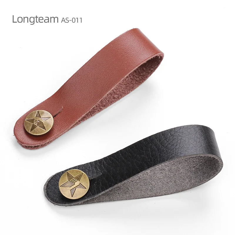 Guitar and Ukulele Neck Strap Button Headstock Adaptor Locks Synthetic Leather With Metal Fastener Electric Guitar Accessories