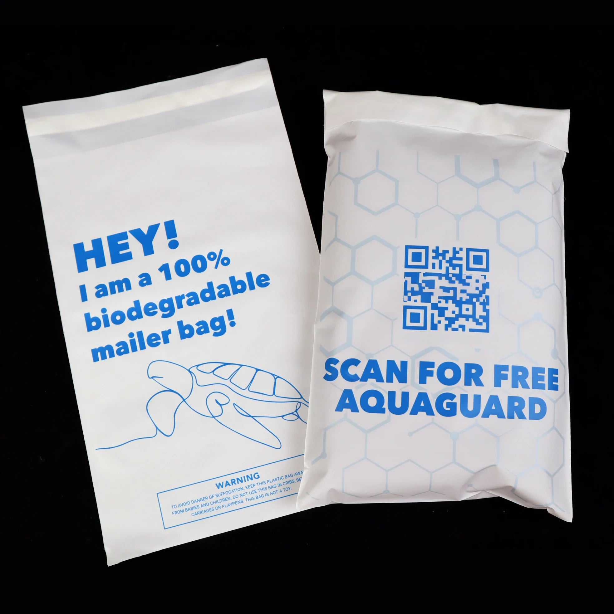Customised PE Laminated Mail Inside Black Outside White Tamper Proof Polyethylene Mailing Express Plastic Courier Bags