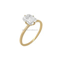 New Arrival 14K Solid Gold Jewelry Moissanite Finger Ring Engagement Rings Women Jewelry