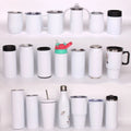 Hot 10oz 12oz 15oz 17oz 20oz 30oz Double Wall Stainless Steel Tapered Clear Sublimation Cold Brew Skinny Blank Tumblers