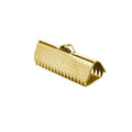 Jewelry Making Accessories Wholesale Steel Crimp Clasps Ribbon Webbing Ends Clips With Claw for Lanyards Ribbon