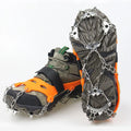 Anti Slip 19/23-Teeth Ice Shoes Spike Grip Chain Climbing Mountaineering Crampons Hiking Winter Ice Fishing Crampons Cleats