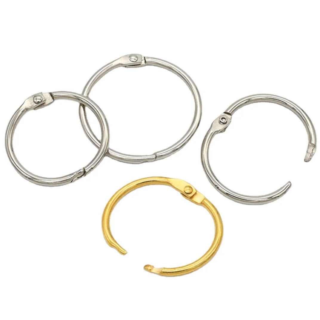 15mm-100mm Metal Book Binding Rings for Loose Leaf Paper Ring Binder