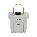 Portable Heated Spa Sink for Salons - Water Circulation No Plumbing White