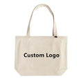 Natural Shopper Tote Bag Natural Organic Sublimation Canvas Fabric School Cotton Shopping Bag