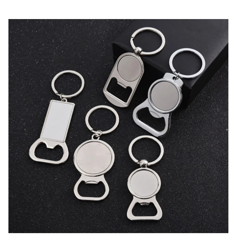 Blank Metal Ally Beer Bottle Opener Keychain Keyring Advertisement Gift Key Chain
