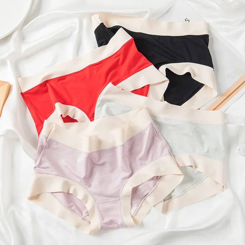 Underwear Women Modal Soft Bikini Panties Mark 60 Breathable Stretchy Hipster High Waist Briefs for Ladies Modal