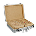Exhibition Jewelry Organizer Chain Rings Earrings Necklaces Large Travel Case Designer Jewelry Suitcase