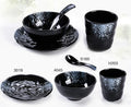 Melamine Dinnerware Set Eco-Friendly Guangdong Directly Factory Wholesale Price Serving Dishes Family Plates Sets