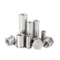 M3M4M5 304 Stainless Steel Rivet Nut Column Blue White Zinc Pressure Riveting Blind Hole Stud Plate Screw M3 Thread A2/A4 Grade