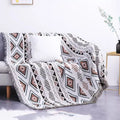 Good Quality 100% Cotton Custom Woven Blanket Boho Throw Letter Blanket Custom Logo Blanket