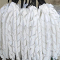 White Korker Ponytail School Streamers Hair Bows-Polyester Grosgrain Sporty Style 196 Colors