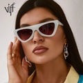 VIFF HP21037 Women Y2K Small Cat Eye Shades Lentes Retro Classic Ladies Sun Glasses Cateye Sunglasses