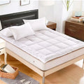 Bed Mattress Topper 5cm 7cm 10cm  5 Inch Band Soft Polyester Microfiber Down Alternative Mattress Pad With Elastic