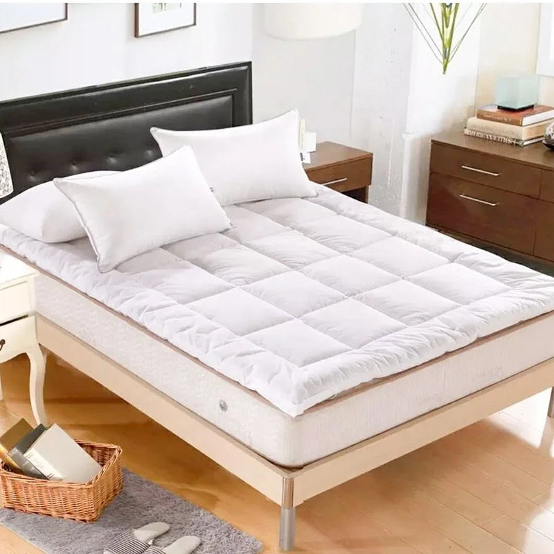 Bed Mattress Topper 5cm 7cm 10cm  5 Inch Band Soft Polyester Microfiber Down Alternative Mattress Pad With Elastic