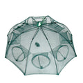JINHAI Foldable Monofilament PE Plastic Portable Fishing Cage for Lobster Crab Shrimp Aquaculture Trap