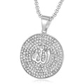 New Hip-hop Fashion Jewelry Stainless Steel  Diamond Letter Pendant Men and Women Necklaces